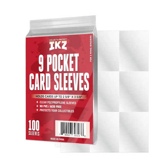 9 POCKET CARD SLEEVES